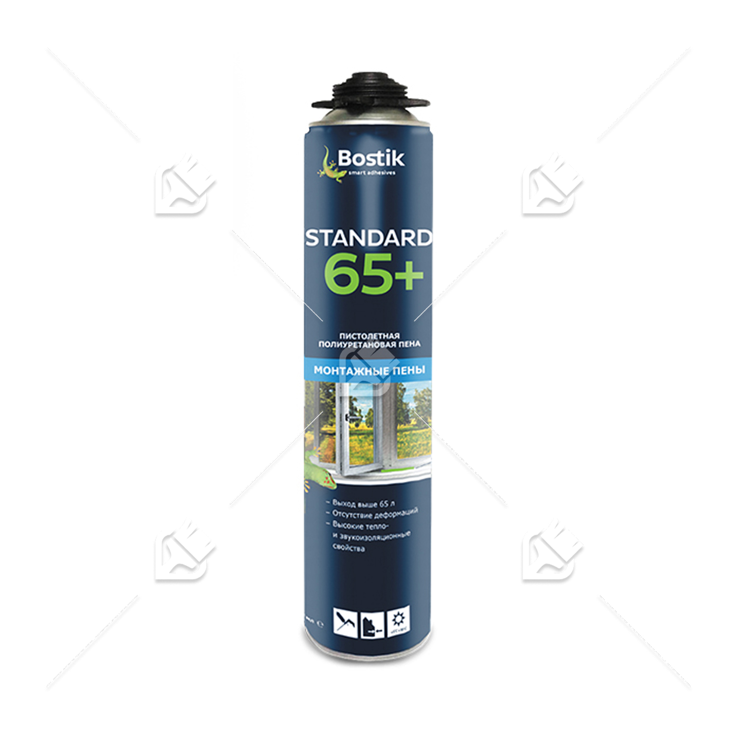 Пена профессиональная Bostik Standard 65+ 850 мл. выход 65 л.