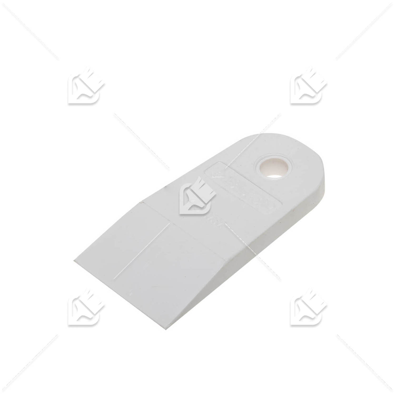 Шпатель Зубр Мастер резиновый, белый 40 мм.