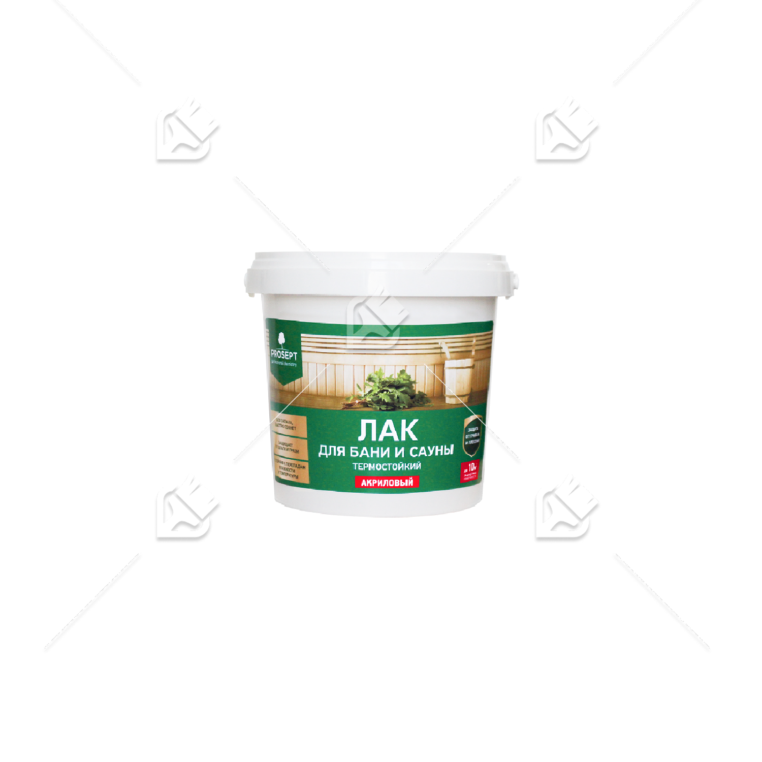 Лак термостойкий для бани и сауны Prosept 0,9 л