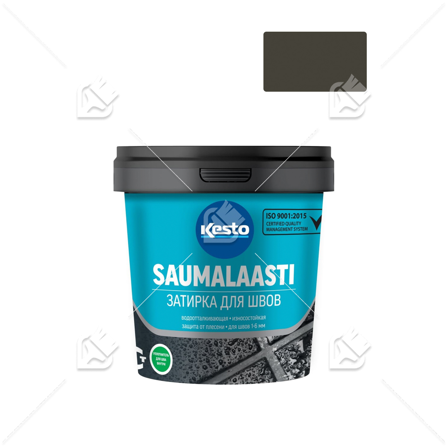 Затирка для швов Kesto Saumalaasti 50 черная 1 кг