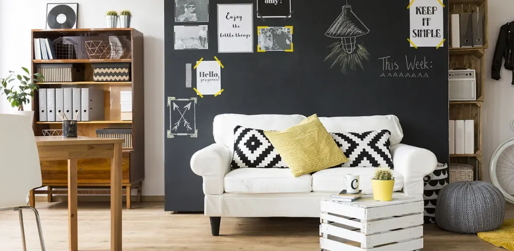 Черные цвета в интерьере