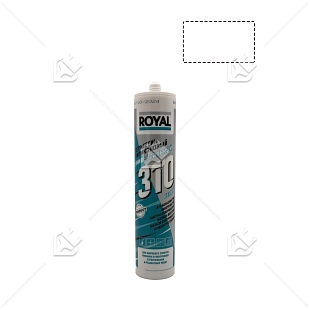 Герметик силиконовый универсальный ROYAL 310 белый 280 мл