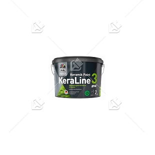 Краска для стен и потолков Dufa Premium KeraLine Keramik Paint 3 глубокоматовая прозрачная база 3 0,9 л.