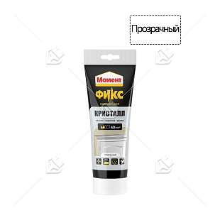 Клей монтажный универсальный акриловый Момент FIX Кристалл 185 г.