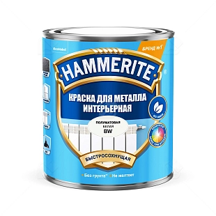 Краска для металлических поверхностей интерьерная Hammerite база BW 0,9 л.