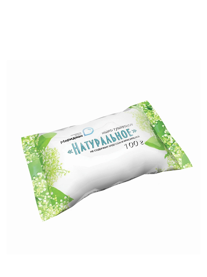 Мыло туалетное "Натуральное" Меридиан, 100г