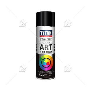 Краска универсальная аэрозольная акриловая Tytan Professional Art of the colour матовая RAL 9004 черная 400 мл.