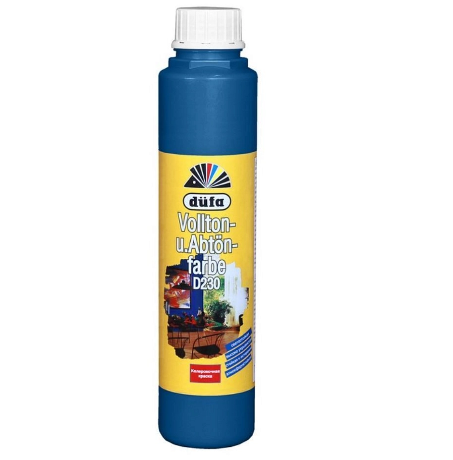 Колорант водно-дисперсионный Dufa Vollton und Abtonfarbe D230-0106 синий 750 мл.