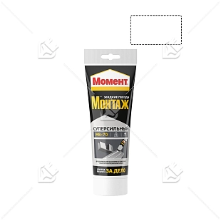 Клей монтажный универсальный акриловый Момент Монтаж Суперсильный МВ-70 250 г.