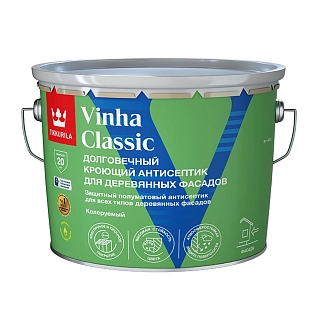 Антисептик кроющий Tikkurila VINHA CLASSIC WA полуматовый 9л