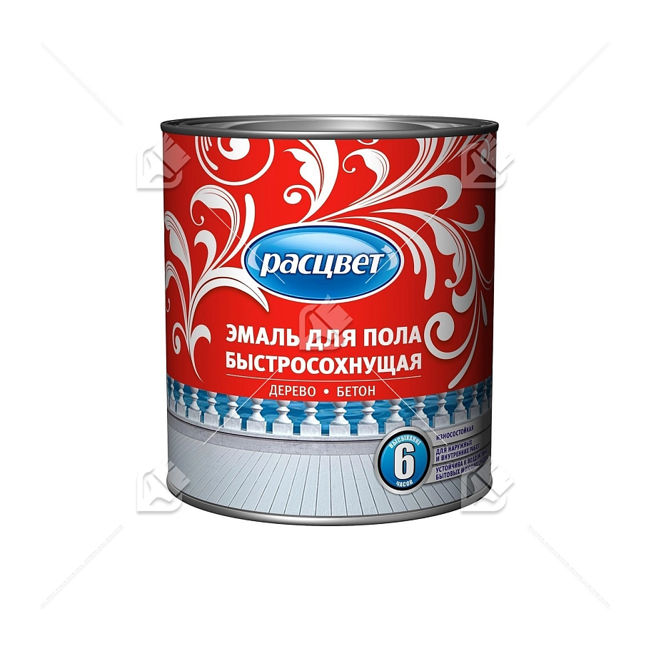 Эмаль для пола алкидная быстросохнущая Расцвет кофе с молоком 2,7 кг.