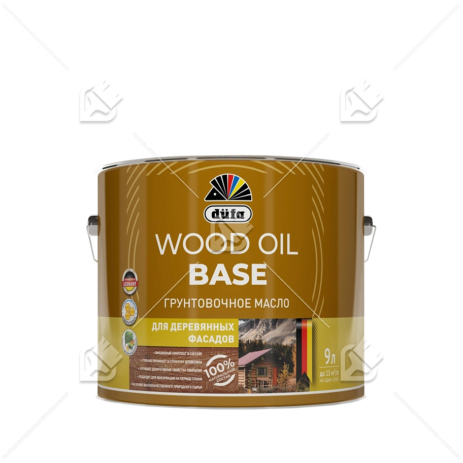 Масло грунтовочное Dufa Wood Oil Base 9л