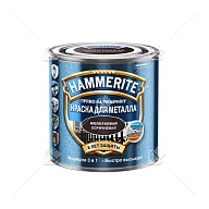 Краска для металлических поверхностей алкидная Hammerite гладкая коричневая 0,75 л
