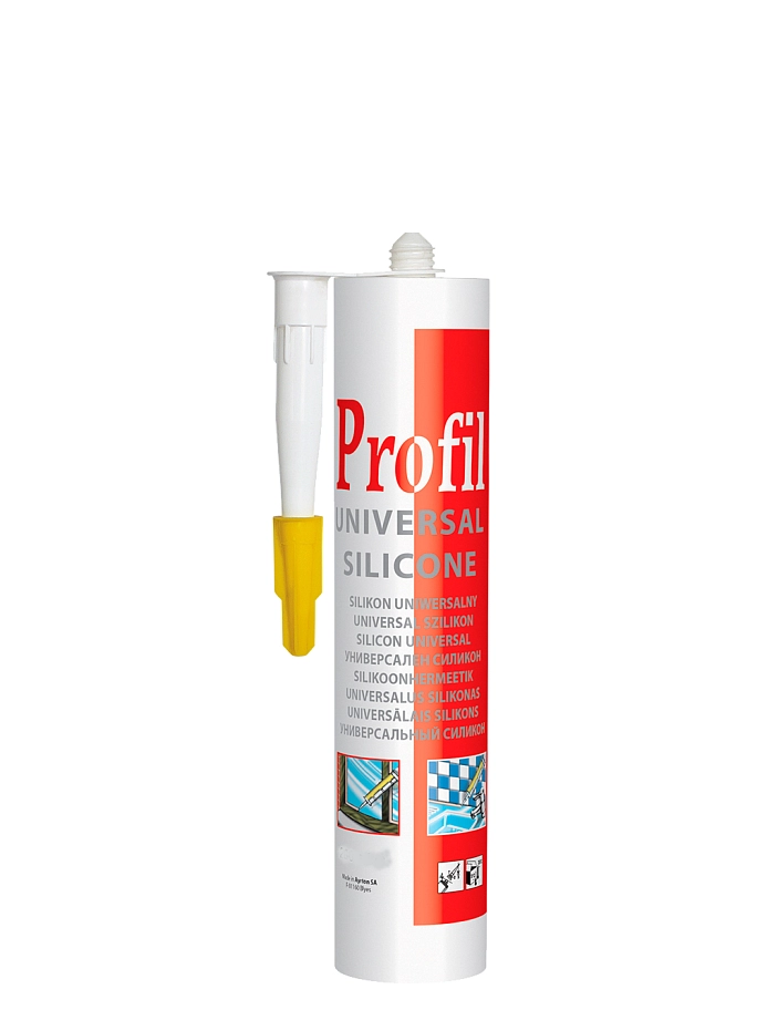 Герметик силиконовый универсальный Soudal Profil бесцветный 270 мл