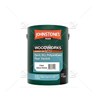 Паркетный лак Johnstone`s Quik Dry Polyurethane Floor Varnish глянцевый 5 л.