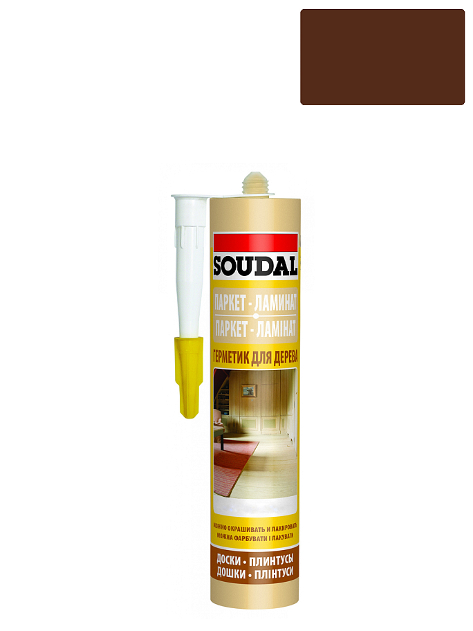 Герметик акриловый паркетный Soudal мербау 280 мл.
