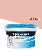ЦерезитЗатирка д/швов до 10мм (роса 31) 2кг СЕ 40