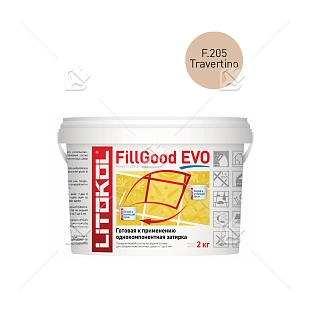 Затирка полиуретановая Litokol FillGood EVO F.205 травертино 2 кг