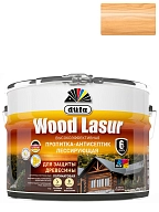 Пропитка лессирующая для защиты древесины Dufa Wood Lazur сосна 9 л