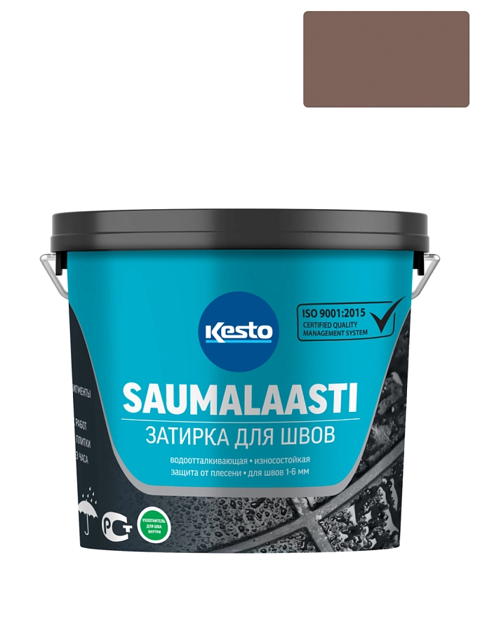 Затирка для швов Kesto Saumalaasti 32 темно-коричневая 3 кг