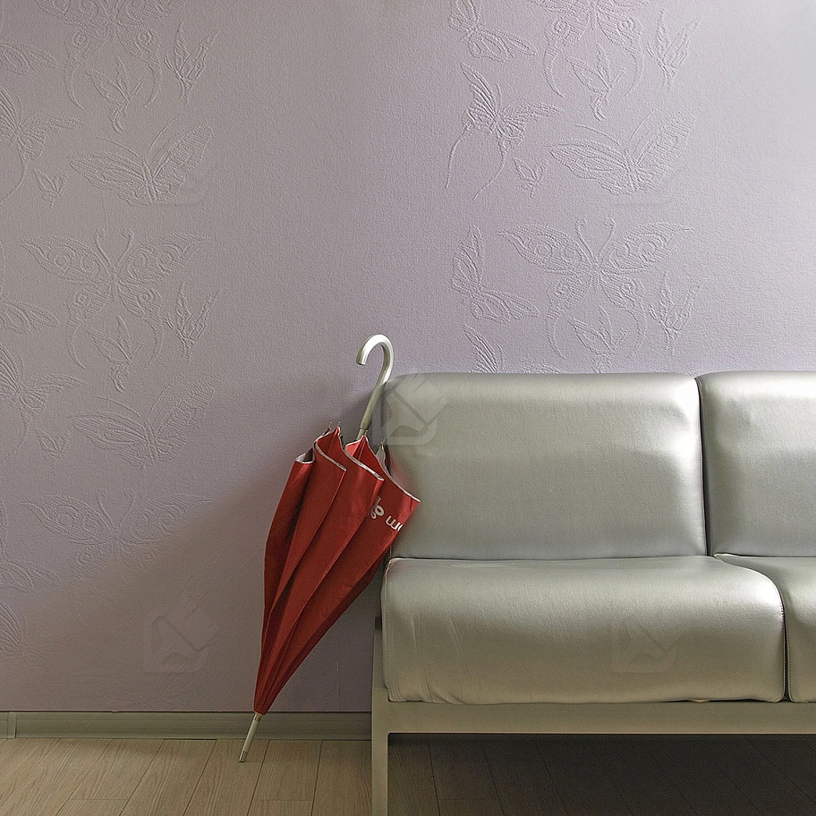 Стеклообои под покраску Wellton Decor Бабочка 1х12,5 м.