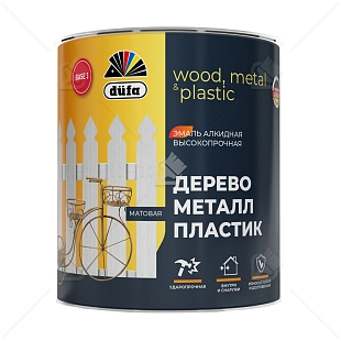Эмаль универсальная алкидная Dufa Дерево металл пластик матовая база 3 1,75 л