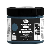 Краска для мебели и декора Новбытхим сапфировая 0,5кг.