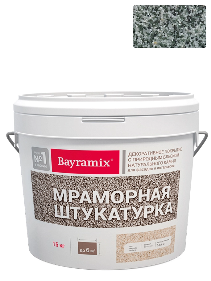 Штукатурка декоративная мраморная Bayramix Ever Green-K 15 кг.