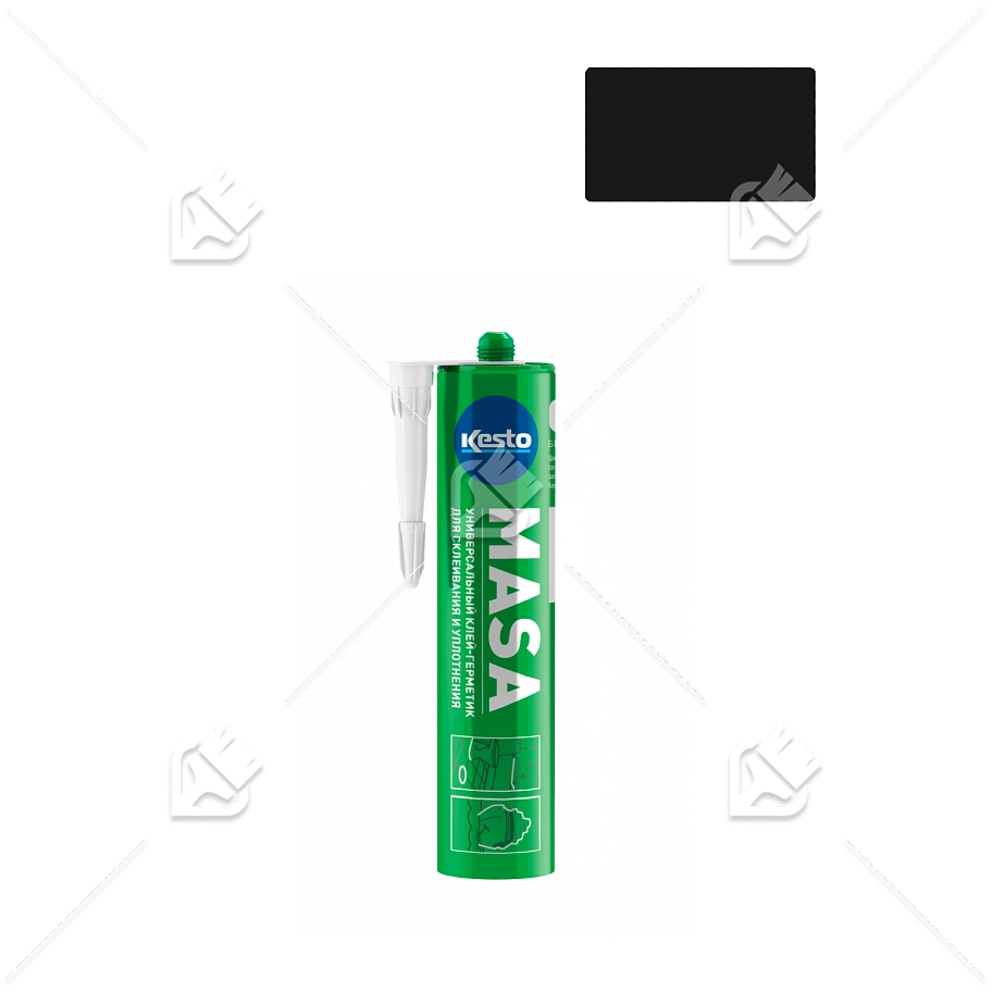 Клей герметик Kesto МАSА черный 310мл
