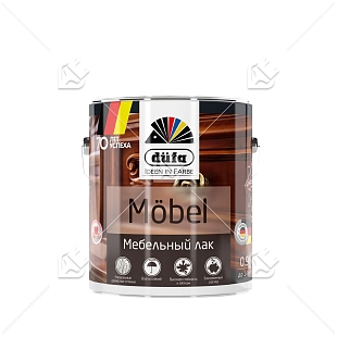 Лак мебельный Dufa MOBEL белый 0,9 л