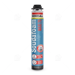 Пена профессиональная Soudal Soudafoam Maxi 870 мл. выход 70 л.