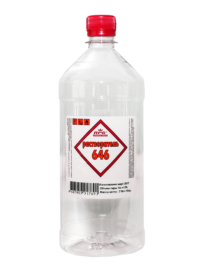 Растворитель 646 RPG ГОСТ 1 л.