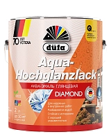 Эмаль для дерева и металла акриловая Dufa Aqua-Hochglanzlack глянцевая белая 2 л