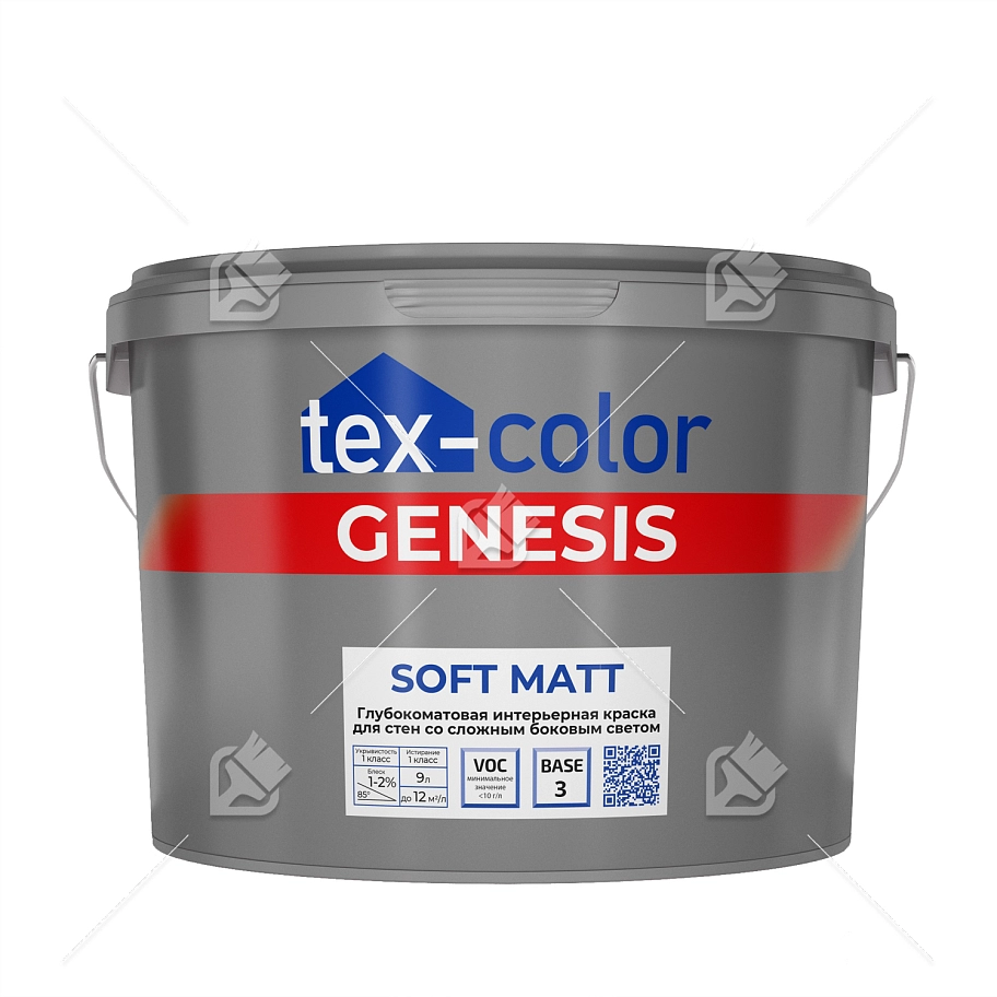 "Tex-Сolor" ВД краска Genesis Soft Matt  база3  9л