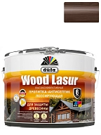 Пропитка лессирующая для защиты древесины Dufa Wood Lazur палисандр 9 л