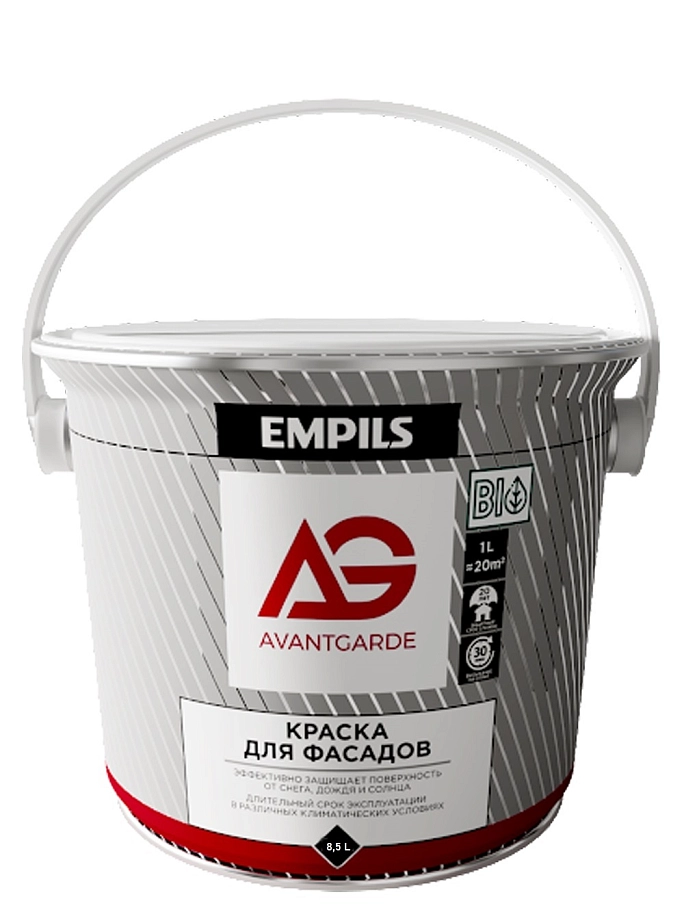 Краска фасадная AvantGarde белая база А 11,6 кг