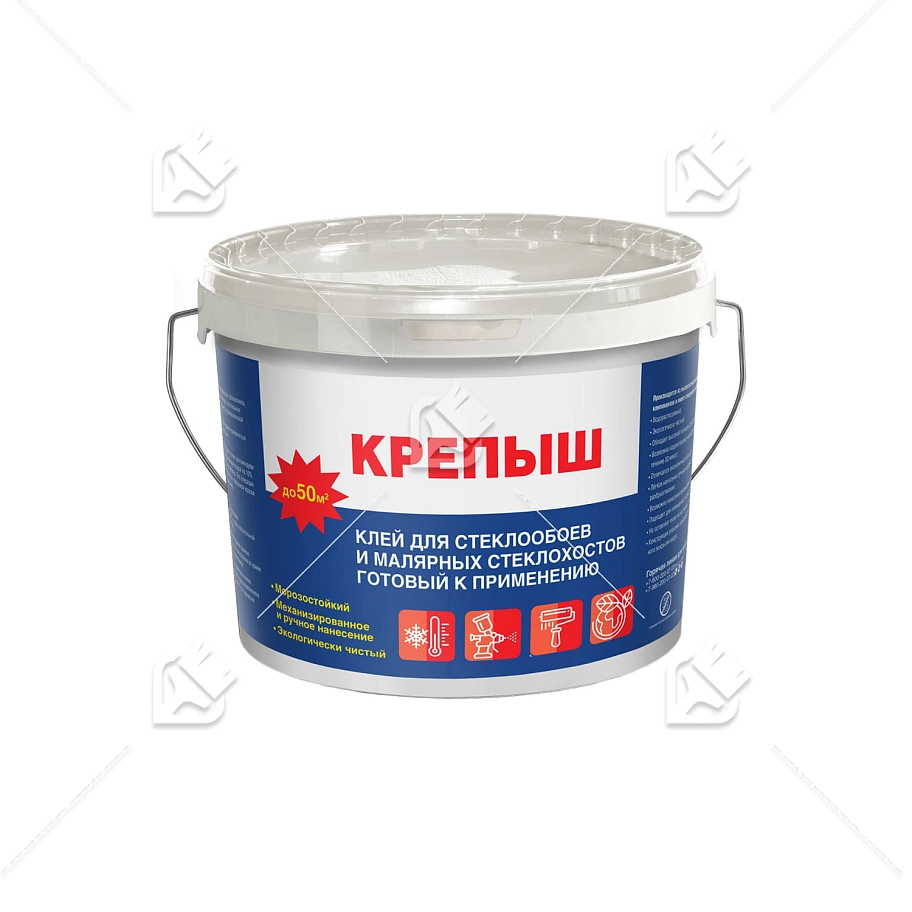 Клей для обоев 10кг Крепыш