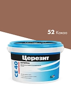 ЦерезитЗатирка д/швов до 10мм (какао 52) 2кг СЕ 40