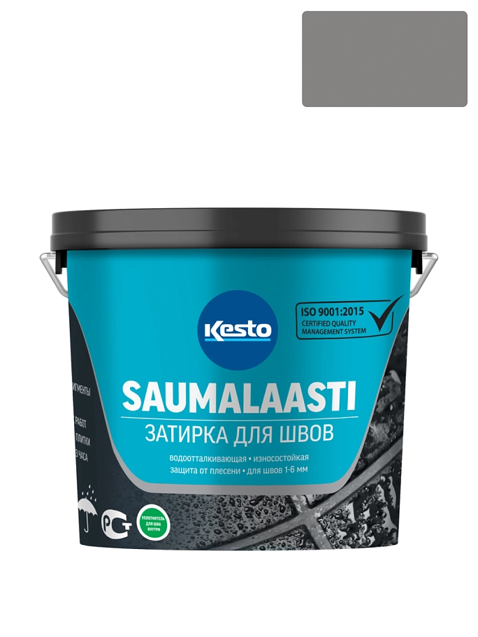 Затирка для швов Kesto Saumalaasti 44 темно-серая 3 кг