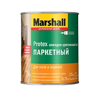 Лак паркетный алкидно-уретановый Marshall Protex глянцевый 0,75 л.