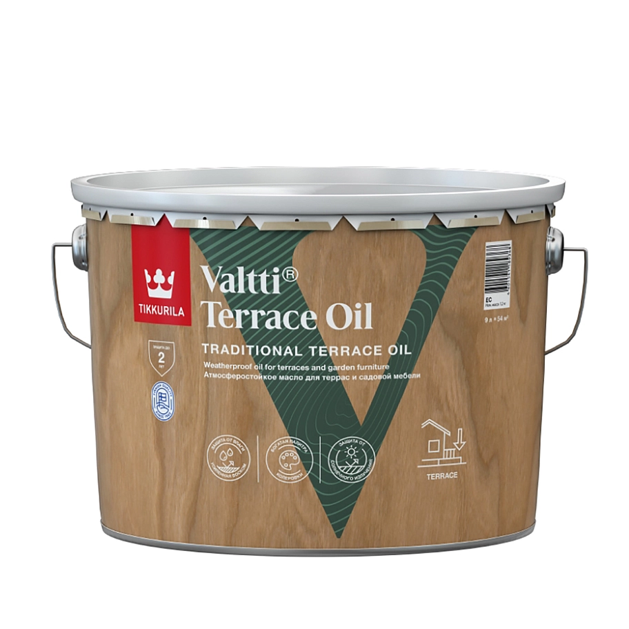 Масло для террас Tikkurila VALTTI TERRACE OIL EC 9 л