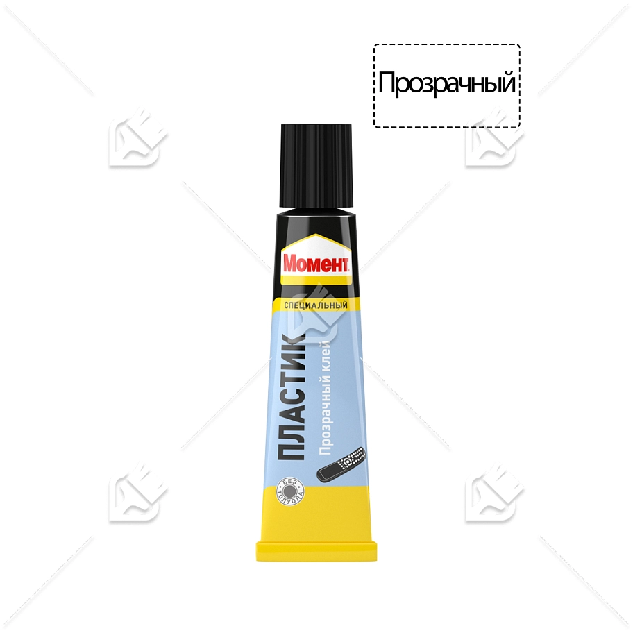 Клей для пластика полиуретановый Момент Пластик 30 мл. в шоу-боксе