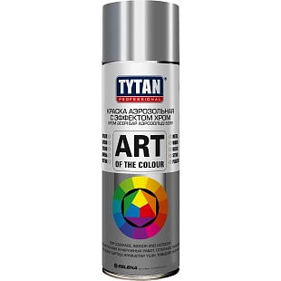 Краска универсальная аэрозольная акриловая Tytan Professional Art of the colour глянцевая хром 400 мл