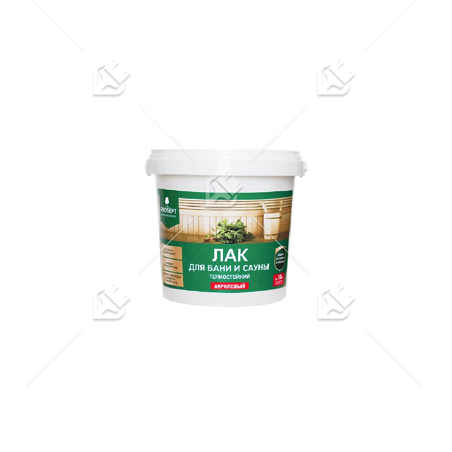 Лак термостойкий для бани и сауны Prosept 0,9 л