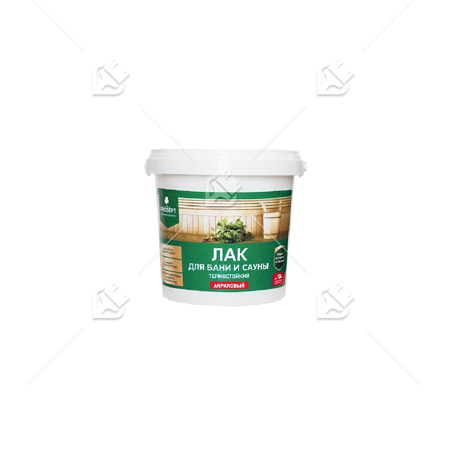Лак термостойкий для бани и сауны Prosept 0,9 л