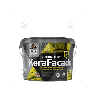 Краска фасадная акриловая силикон-модифицированная Dufa Premium Kerafacade матовая база 1 9 л