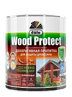 Пропитка декоративная для защиты древесины Dufa Wood Protect сосна 0,75 л