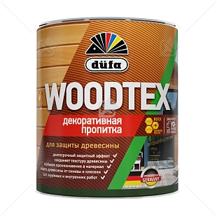 Пропитка декоративная для защиты древесины алкидная Dufa Woodtex сосна 0,9 л.