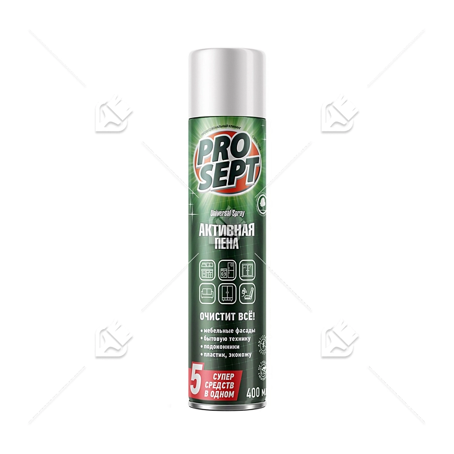 Универсальное моющее и чистящее средство Prosept Universal Spray Активная пена аэрозоль 0,4 л.