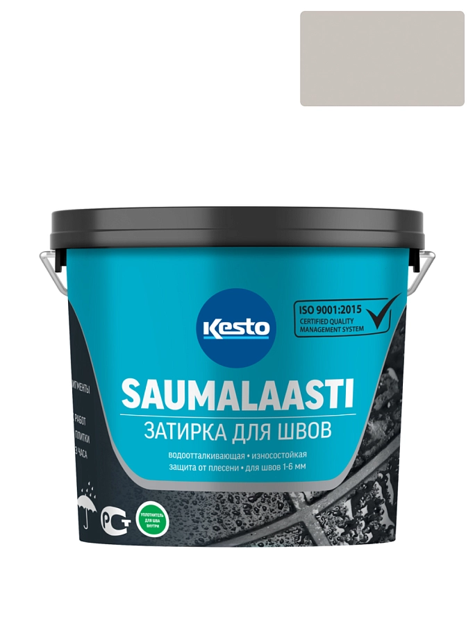 Затирка для швов Kesto Saumalaasti 40 серая 3 кг